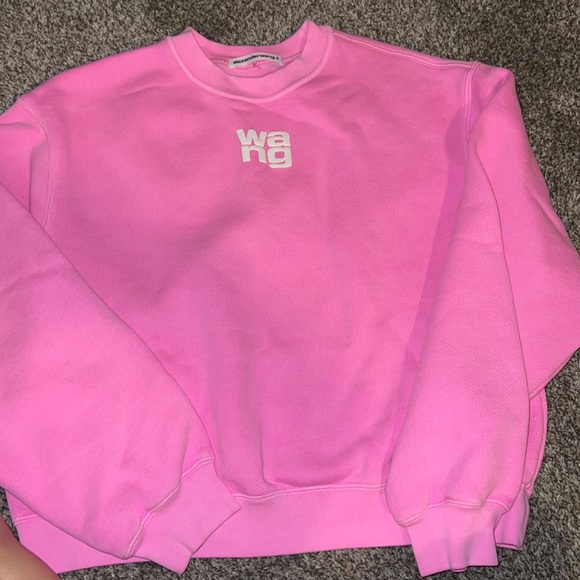 Alexander Wang | Sweaters | Alexander Wang Pink Sweatshirt | Poshmark